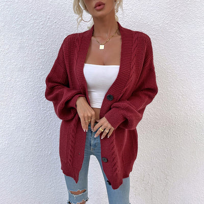 Chaqueta Suéter con Botones para Mujer - Image 11