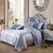 Juego de Cama Satinado Jacquard de Cuatro Piezas