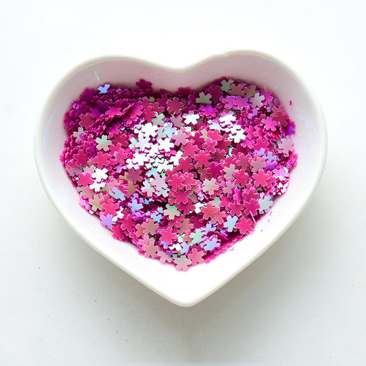 Accesorio de Flores de Cerezo con Lentejuelas Hecho a Mano - Image 12