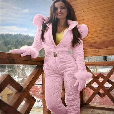 Traje de esquí para mujer con cierre de cremallera - Image 4