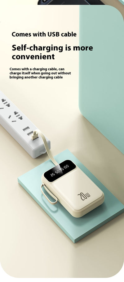 Powerbank Portátil de Alta Capacidad con Cable Integrado - Image 11
