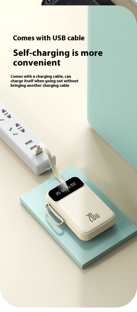 Powerbank Portátil de Alta Capacidad con Cable Integrado - Image 11
