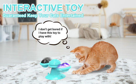 Juguete Interactivo para Gatos con Catnip, Luz LED y Ventosa - Image 22