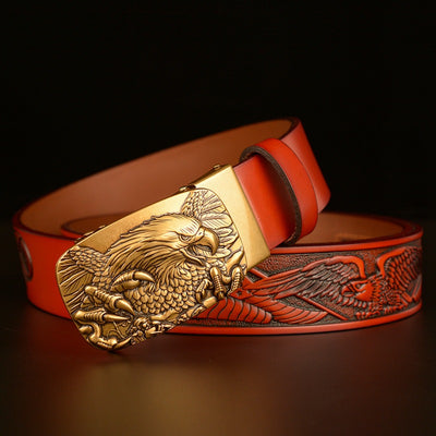 Cinturón Automático para Hombre con Hebilla Águila de Temperamento Fashion - Image 9