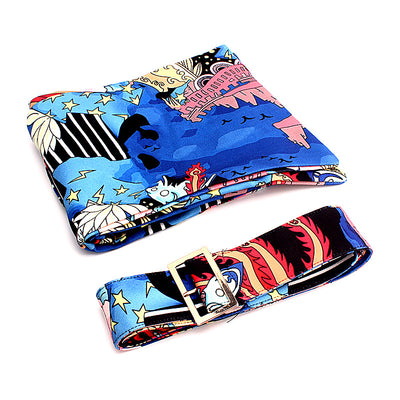 Cinturón Estilo Chino con Estampado y Pintura Artesanal - Image 4