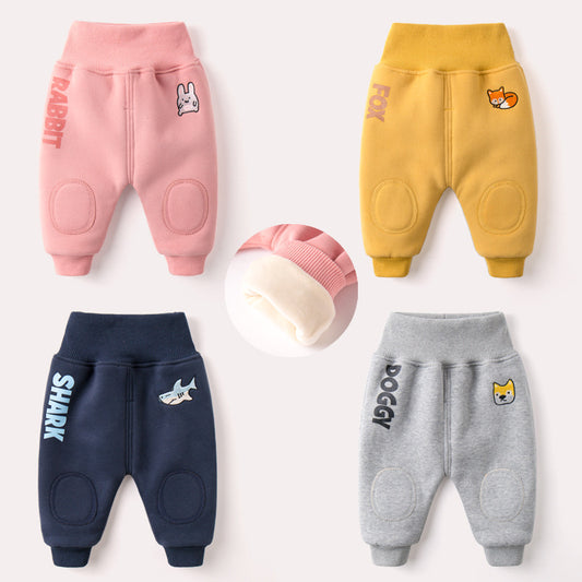 Pantalón de Invierno para Bebé con Forro de Terciopelo - Cintura Elástica PP