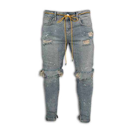 Pantalones Slim Fit Rotos Europeos y Americanos - Image 5