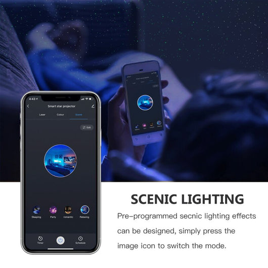 Lámpara Proyector de Cielo Estrellado - Luz Ambientadora Creativa - Image 4