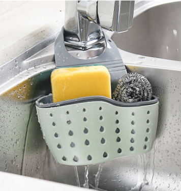Organizador de Esponja Drenaje Cocina - Canasta Almacenamiento Goma Baño Jabón - Image 5
