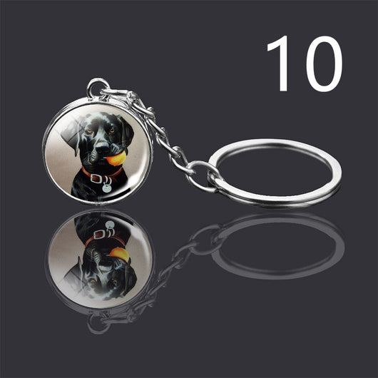 Llavero Colgante de Cristal Doble Cara Luminoso para Mascotas - Image 27