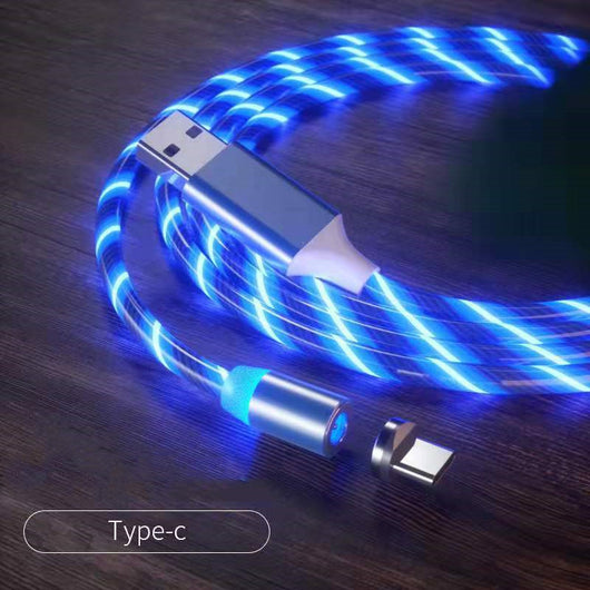 Cable de Carga Magnético Rápido con LED - USB Tipo-C, Micro USB y Lightning - Image 3