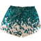 Verde feather shorts