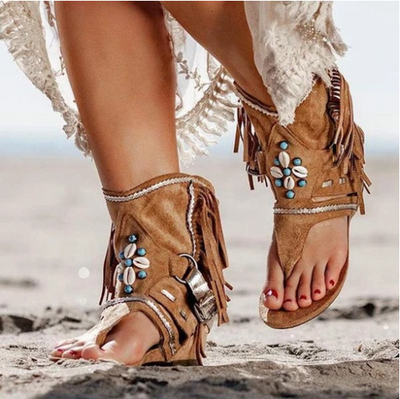 Chanclas Leopardo con Flecos - Image 16