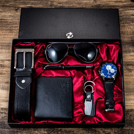 Conjunto de Regalo Elegante para Hombre: Reloj, Cinturón y Billetera - Image 7