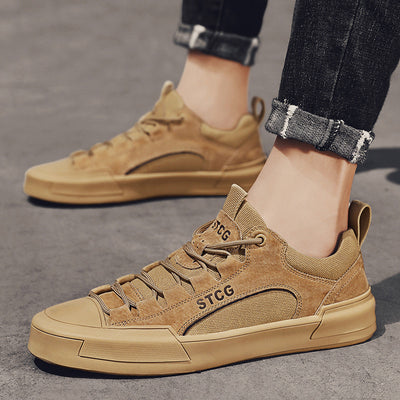 Zapatillas Deportivas Personalizadas Ligeras para Hombre - Diseño Bajo con Cordones