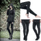 Leggings Ajustados Elásticos con Encaje y Cordones - Pantalones Casuales Versátiles