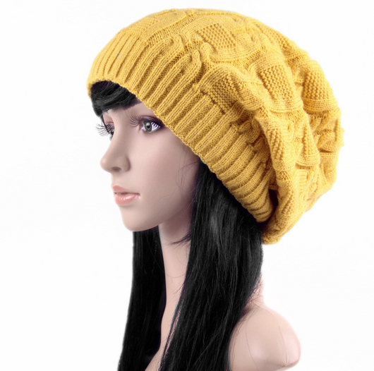 Gorro Tejido de Lana Doble Capa para Invierno - Mujer - Image 11
