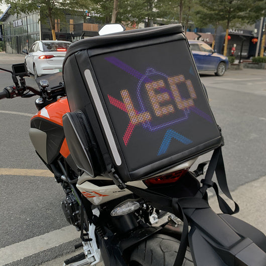 Bolsa Trasera para Moto con Pantalla LED Personalizable DIY - Image 5