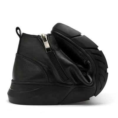 Botas de Cuero Vacuno Casual - Estilo Versátil y Duradero - Image 10