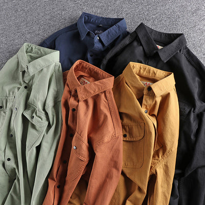 Camisa Vintage Casual para Hombre - Image 17