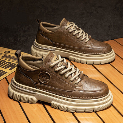 Botas de Trabajo Estilo Británico con Plataforma en Cuero Genuino - Image 5