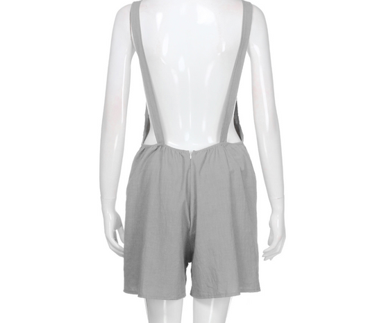 Shorts Overall de Algodón Juvenil - 4 Colores - Image 3