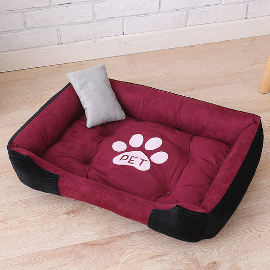 Colchoneta Ortopédica para Mascotas con Diseño de Huellitas - Image 5