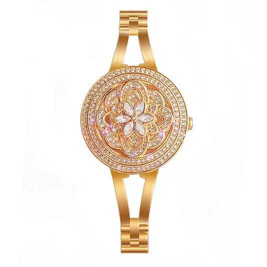 Reloj de Pulsera para Mujer con Diamantes Completos