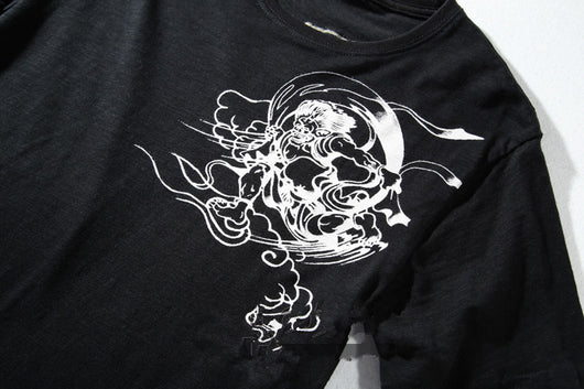 Playera de Manga Corta con Bordado Ukiyo-e - Image 4