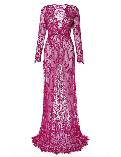 Pijama Embarazo con Encaje - Vestido Premamá Cómodo y Elegante - Image 7