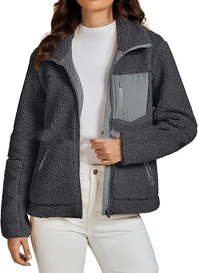 Camisa Polar Suelta con Solapa y Botones para Otoño e Invierno - Image 13