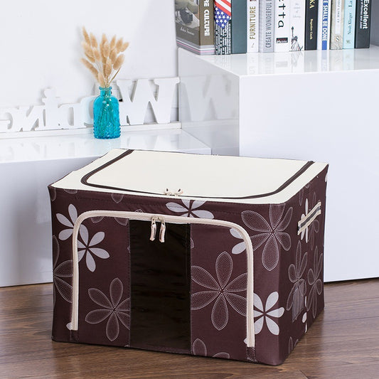 Caja de Almacenamiento Grande Reforzada con Tela
