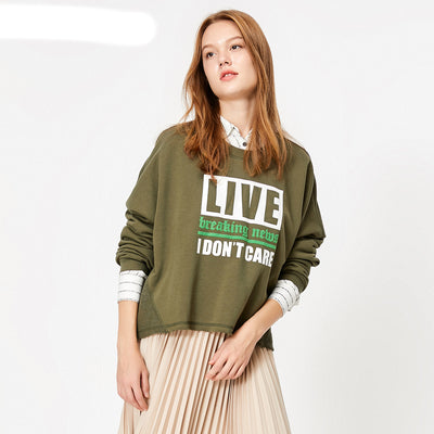 Sudadera Estampada con Letras para Mujer - Image 5