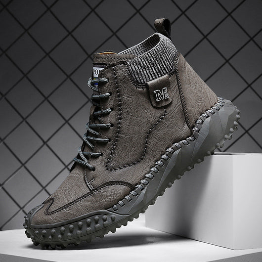 Botas Casuales de Cuero con Plataforma y Caña Alta - Image 13