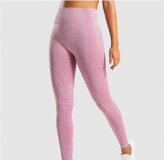 Pantalones Deportivos Cintura Alta Sin Costuras con Levantamiento Push-up para Yoga y Running - Image 24