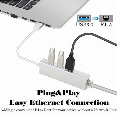 Adaptador Ethernet Gigabit USB 3.0 - Conexión de Red 1000Mbps para Mac y PC - Image 3