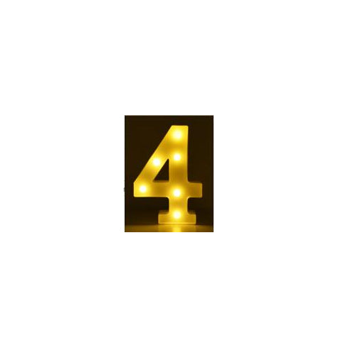 Letras y Números LED Luminosos para Decoración - Lámpara de Batería Romántica - Image 78
