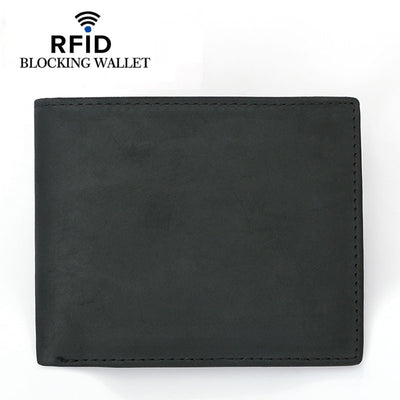 Billetera Bifold de Cuero Retro para Hombre con Protección RFID - Image 12