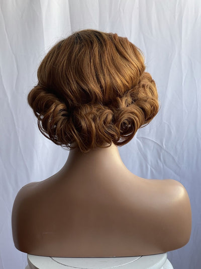 Peluca Frontal de Encaje Cabello Rizado Corto Volumen Abundante - Image 16