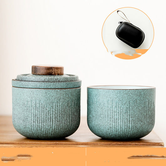 Juego Portátil de Té: Tetera y Dos Tazas con Filtro Integrado - Image 10