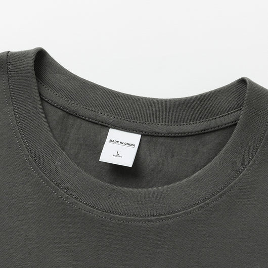 Camiseta Manga Larga Básica de Algodón Puro para Hombre - Image 18