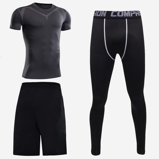 Conjunto Deportivo de 3 Piezas para Hombre - Playera Manga Corta - Image 4
