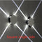 Modern Simple Square Round LED Aluminum Wall Light Blanco Square 12 W