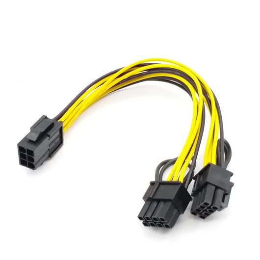 Cable de Alimentación para Gráficos 6P a Doble 8P - Conector 6+2
