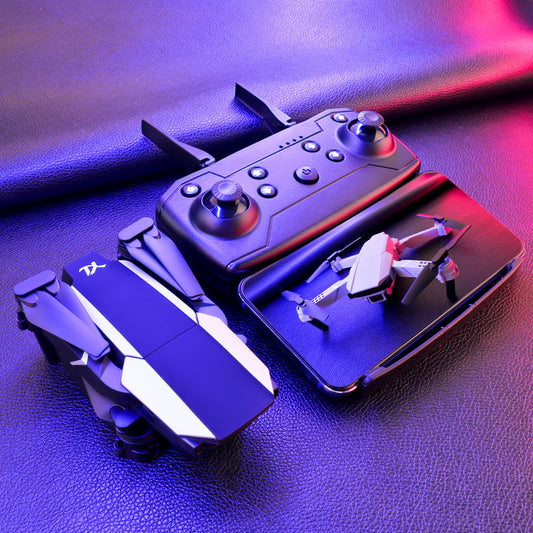 Dron Plegable con Cámara 4K Dual y Control Remoto