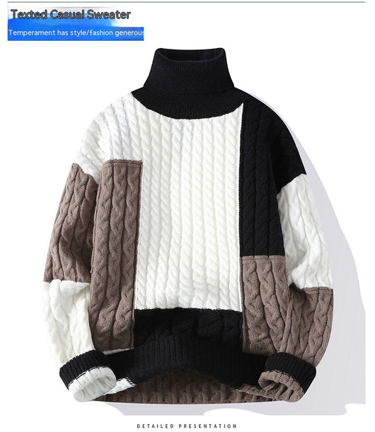 Suéter de Cuello Alto en Cashmere Puro para Parejas - Abrigo Grueso y Suave - Image 6