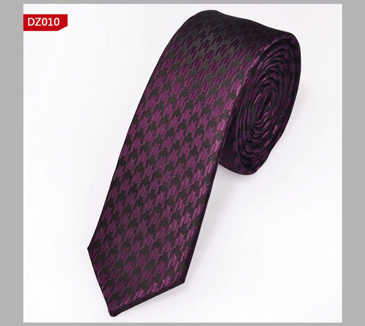 Corbata Angosta Estilo Británico 5cm - Teñida en Fibra de Poliéster - Image 15
