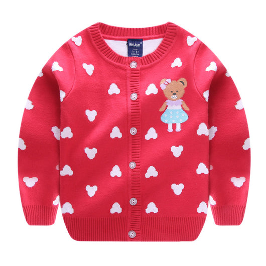 Cardigan infantil de punto suave - Image 3