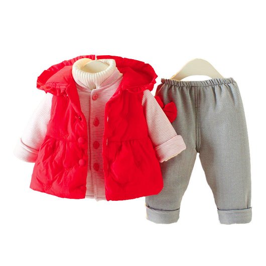 Chaleco Tricot Estilo Western de Tres Piezas - Image 2