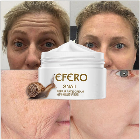 Crema Facial Reafirmante con Baba de Caracol - Hidratación Profunda y Poros Minimizados